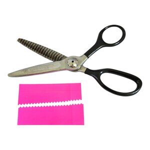 Vintage Craftsman Stainless Steel Pinking Shears Scissors 9" Long